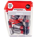 Milwaukee udarni bitsevi T50 x 25mm 1/4" 15 kom 4932430892 | ePonuda.com