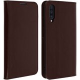 AVIZAR Folio torbica denarnica s stojalom za video iz pravega usnja - temno rjava str. Samsung Galaxy A50, (20599674) | Shoptok.si