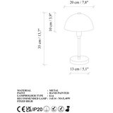Opviq Stona lampa Togg-14801, 20x20x35 cm, IP20, Antracit | Eponuda.ba