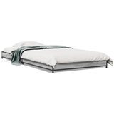 Furnova Posteljni okvir siva sonoma 90x200 cm inženirski les in kovina, (21933932) | Shoptok.si