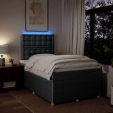 vidaXL Krevet box spring s madracem tamnosivi 120 x 190 cm tkanina | shoptok.hr