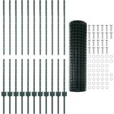 Euro ograda s postom 25 x 1,2 m Čelik premazan PVC-om Zelena | shoptok.hr