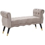 Mauro Ferretti Klupa Paris grigia/zlato cm 120x40x60 | shoptok.hr