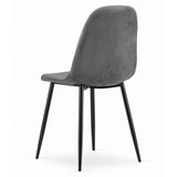  Set 2 COMO stolice od tamnosivog baršuna | shoptok.hr