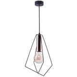 Jupiter 1664 - visilica na sajli kair 1xE27/60W/230V crna/bakar | Eponuda.com