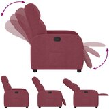  Naslanjač vinsko rdeče blago, (21824721) | Shoptok.si