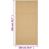  Tepih od prirodnog sisala 100 x 200 cm | Eponuda.ba