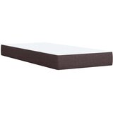  Krevet s oprugama i madracem tamnosmeđi 80x200 cm od tkanine | shoptok.hr
