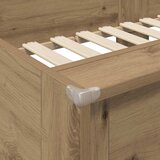  Krevet na kat za djecu Umjetnički hrast 75 x 190 cm | shoptok.hr