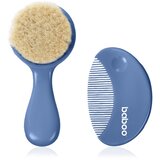 Baboo Baby Hair Brush and Comb Set set za lase za otroke od rojstva Blue Haze 2 kos Cene