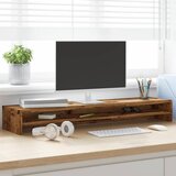  Stalak za monitor boja drva 100 x 24 x 13 cm konstruirano drvo | shoptok.hr