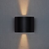  Brilagi - LED spoljašnja zidna svetiljka RONDO LED/6W/230V crna IP54 | Eponuda.com