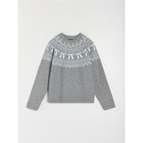 Sinsay Džemper s božićnim motivom s udjelom vune | shoptok.hr