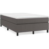  s oprugama i madracem sivi 120x190 cm od umjetne kože | shoptok.hr