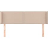  Uzglavlje s ušima boja cappuccina 147x16x78/88 cm umjetna koža | shoptok.hr
