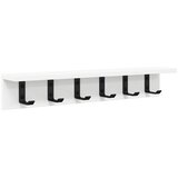  Vješalica za kapute na zidu Zidne Bijelo 60 x 10,5 x 10,5 cm | shoptok.hr
