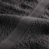  Ručnici SOLUND 25 kom antracit 100 x 200 cm 600 gsm | shoptok.hr