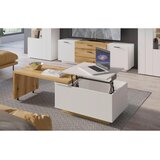 Modern Living Klubska Miza Dalano, Barva Hrasta, Bela | Shoptok.si