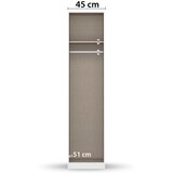 Rauch Möbel omara s klasičnimi vrati, siva, bela | Shoptok.si