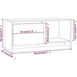 vidaXL TV omarica siva sonoma 90x35x40 cm iverna plošča | Shoptok.si