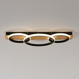  LED plafonsko svetlo ROWENA LED/18W/230V crna/braon | Eponuda.com