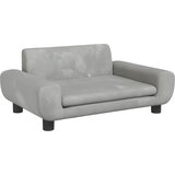 Krevet za pse svjetlosivi 70 x 45 x 33 cm baršunasti | Eponuda.com