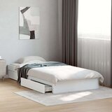  Okvir za krevet s ladicama bijeli 100x200 cm konstruirano drvo | shoptok.hr