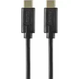 Kabl za punjenje USB-C-USB-C 1.5m crni