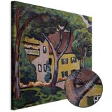  Slika - August Macke – Staudacherhaus in Tegernsee 60x60 Premium Print | shoptok.hr