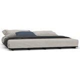Maison Chic Posteljni okvir - Dvoposteljna postelja - Zakonska postelja črn 200x200 cm trdna borovina-J4854, (21771429) | Shoptok.si