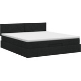  Podesivi krevet s madracem Crna 140 x 200 cm Tkanina | shoptok.hr