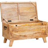  Kutija za spremanje 70 x 35 x 40 cm masivno drvo manga | shoptok.hr