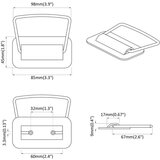  Ručke za ormariće 210 pcs Ružičasta 85 x 45 mm Metal | shoptok.hr