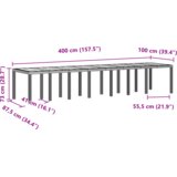  17 Dijelni Vrtni Set za Jelo Antracit Poli Ratan | shoptok.hr