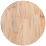  Ploča za stol okrugla bijela Ø 40 x 3 cm od masivne borovine | shoptok.hr