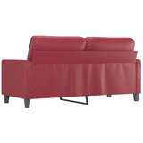  Dvosjed od tkanine crvena boja vina 140 cm umjetne kože | shoptok.hr
