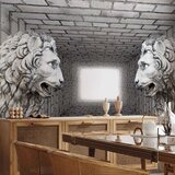  Foto tapeta - Stone Lions 350x256 Vodootporna | shoptok.hr