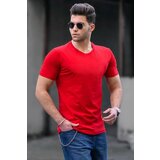 Madmext T-Shirt - Red - Fitted Cene