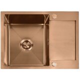 REA Bath Jekleno pomivalno korito Paul BRUSH COPPER | Shoptok.si