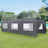 Multi Garden komercijalni vrtni paviljon šator – 3 × 9 m, 8 zidova, sivi | shoptok.hr