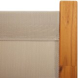 Sobna pregrada s 4 panela smeđesiva 280x180 cm | shoptok.hr