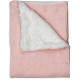 Interbaby Dvostrana Dekica 80x100cm Stars Pink | shoptok.hr