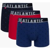 Atlantic Boxer shorts 3MH-174 A'3 S-2XL navy blue-red-blue 033 | ePonuda.com