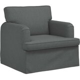 SOFA 2 pcs Tamno siva Metal Slike