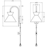 Osram zidna svetiljka decor waist 1xE27/40W/230V crna | Eponuda.com