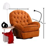 Atelier Del Sofa Električna fotelja Dream Electric, 80 x 100 x 80 cm, Crvena | Eponuda.ba