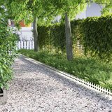 vidaXL Robniki za trato 30 pcs srebrna 103 x 0,05 x 22 cm | Shoptok.si