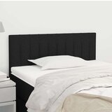  Posteljno vzglavje črno 100x5x78/88 cm blago, (20726115) | Shoptok.si