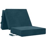 vidaXL Zložljiv kavč postelja 75 x 67 x 45 cm Modra, (5000295324) Cene
