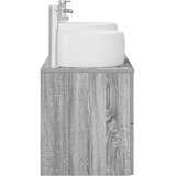 Set namještaja za kupaonicu 3 kom. Siva Sonoma 49.5 x 44.5 x 66 cm | shoptok.hr